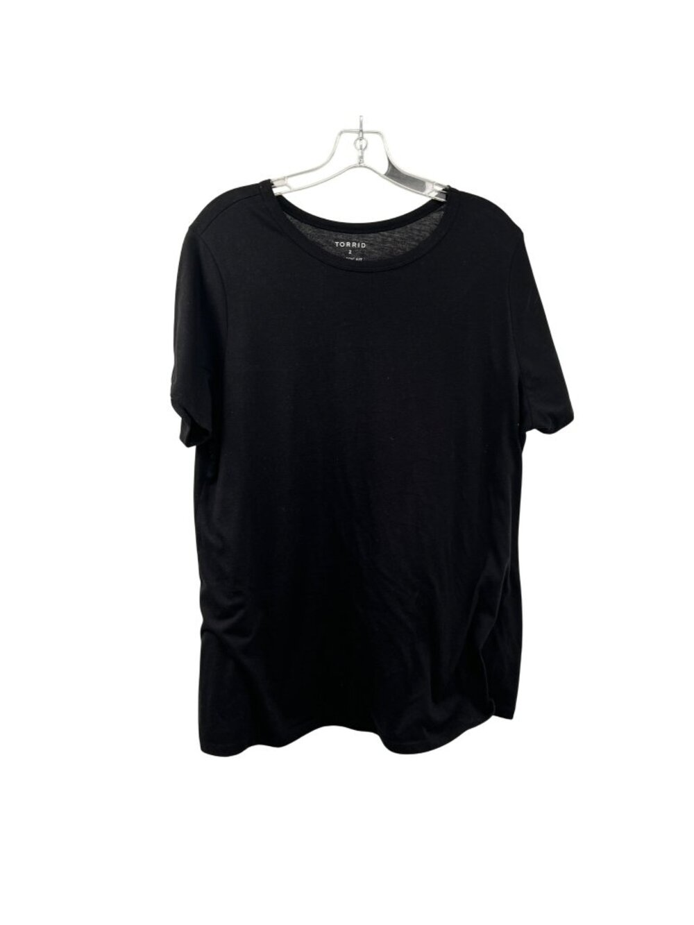 Torrid Womens Classic Fit T-Shirt Short Sleeve Black Size 2X